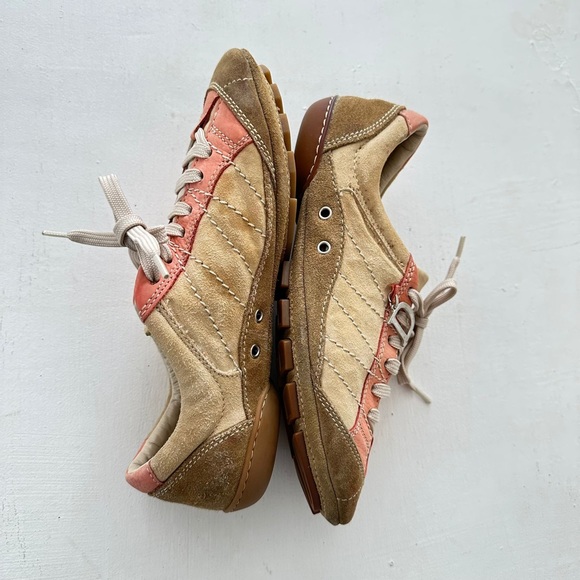 DIOR  suede sneakers 3 color brown  beige  rose size 5.5 - Picture 7 of 7